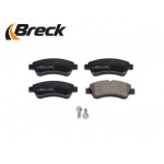 BRECK Bremsbelagsatz, Scheibenbremse